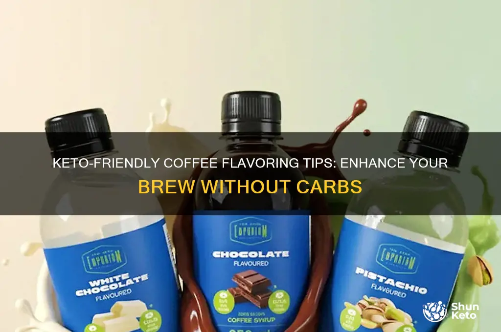 how to flavor coffee on keto diet