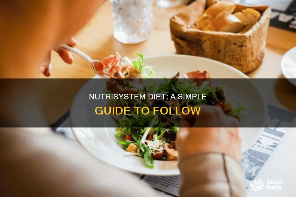 how to follow nutrisystem diet