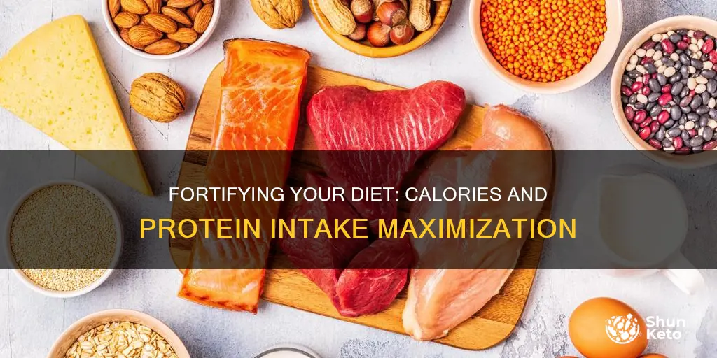 how to fortify a diet with extra calories and protein