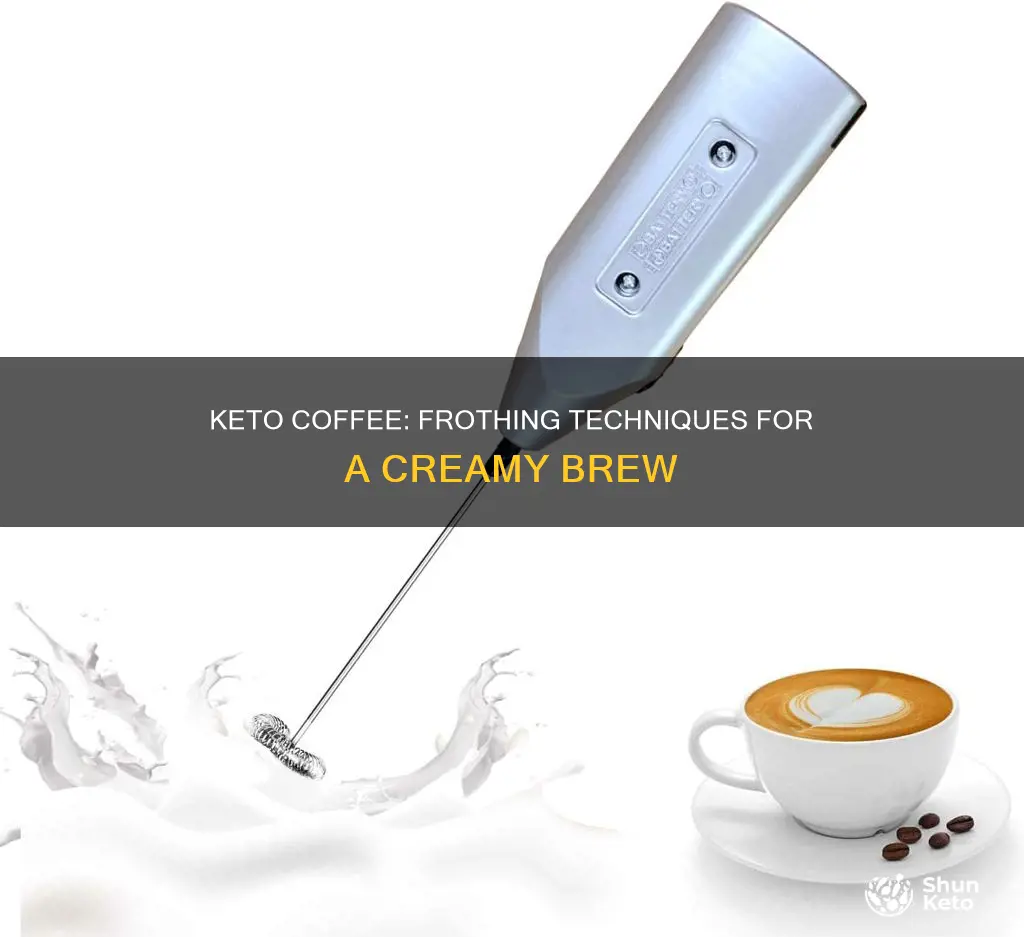 how to froth keto coffee