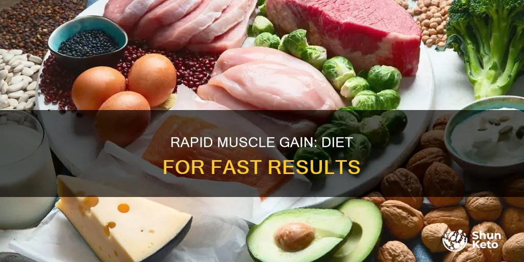 how to gain muscle mass fast diet