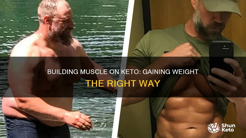 how to gain muscle weight on keto