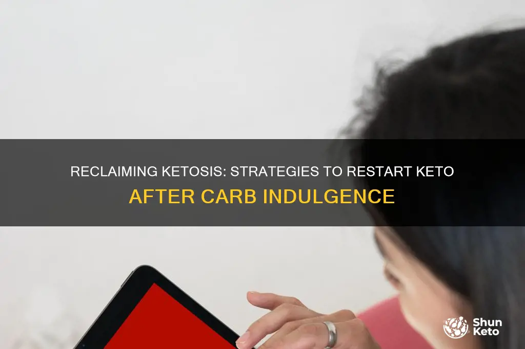 how to get back to keto after eating carbs