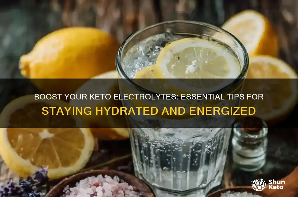 how to get electrolites on keto diet