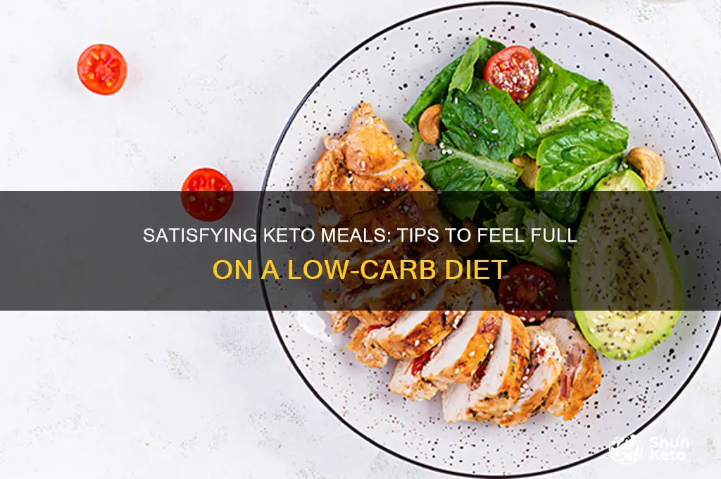 how to get full on a keto diet