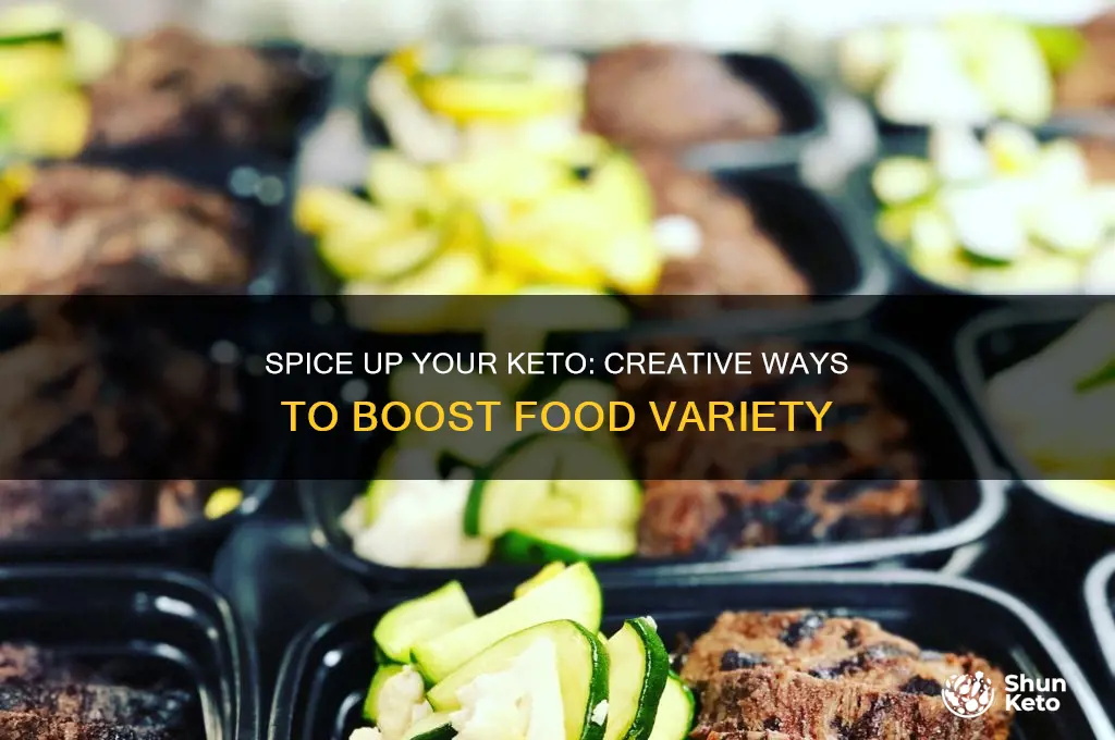 how to get more food variety on the keto diet