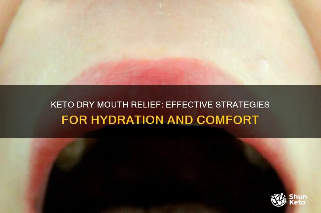 how to get rid of dry mouth on keto diet