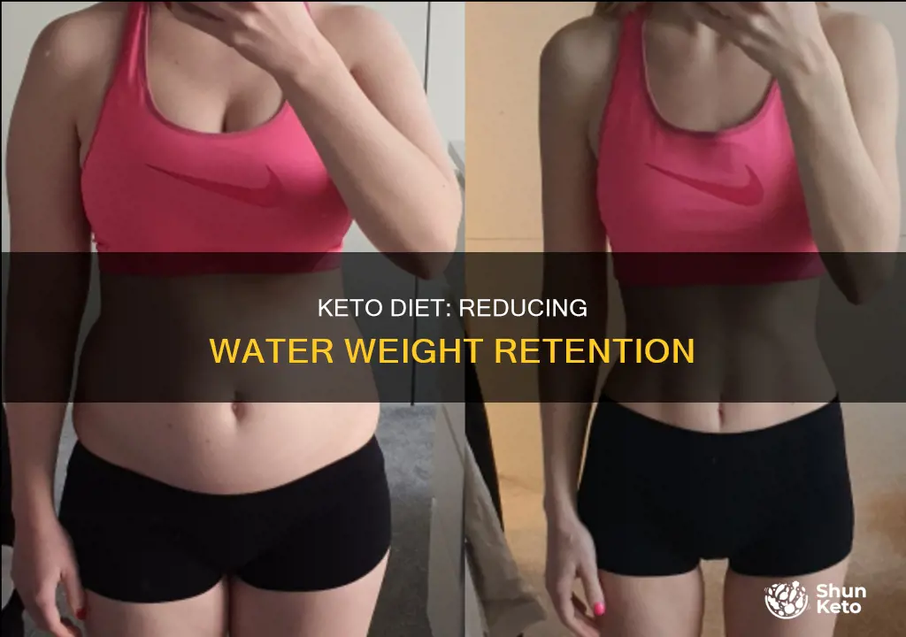 how to get rid of water weight keto