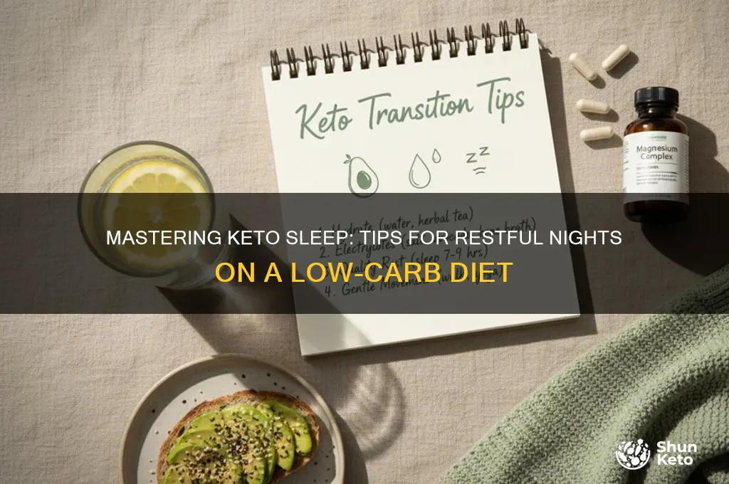 how to get sleep on keto diet
