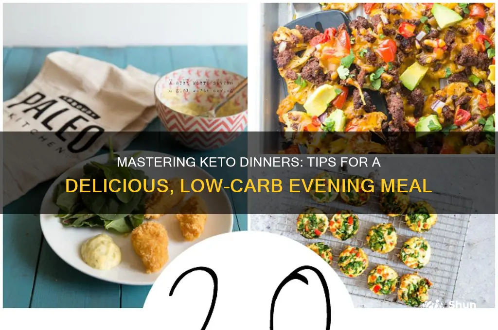 how to get through a keto diet dinner