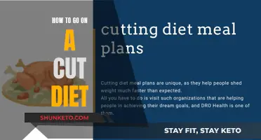 Cutting Diet: Strategies for Effective Weight Loss and Management