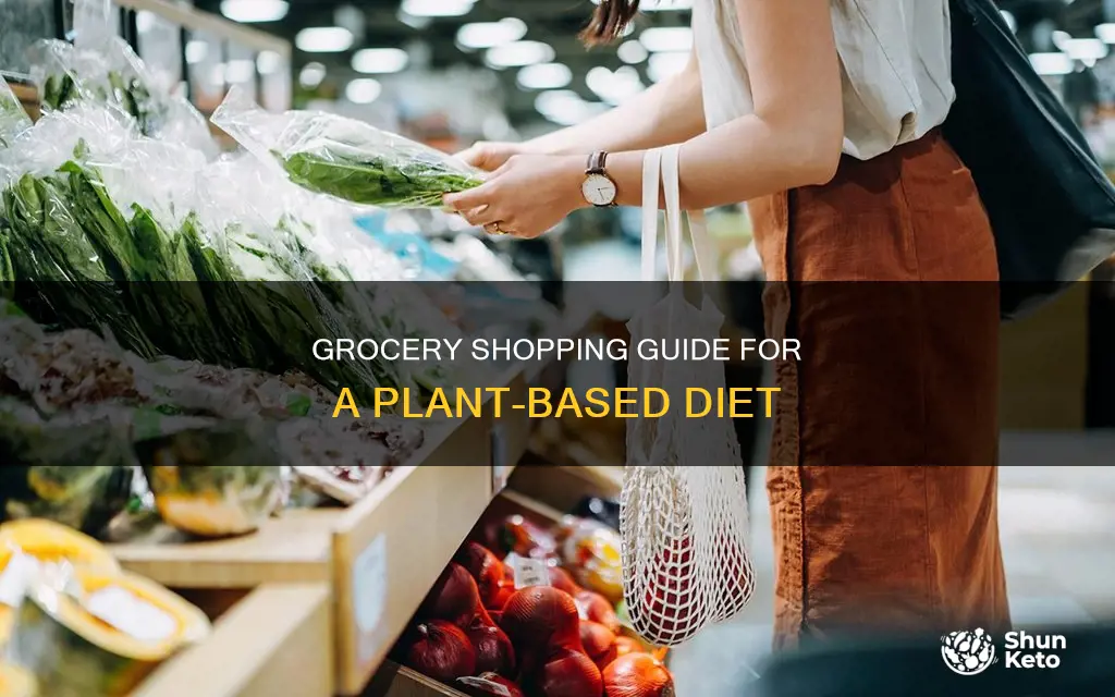 how to grocery shop for a plant based diet