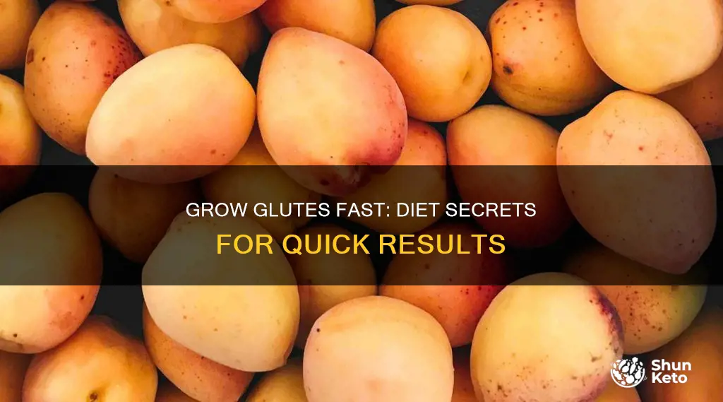 how to grow glutes fast diet