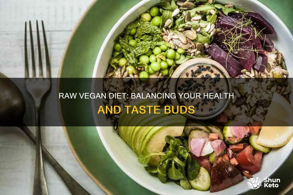 how to have a balanced raw vegan diet