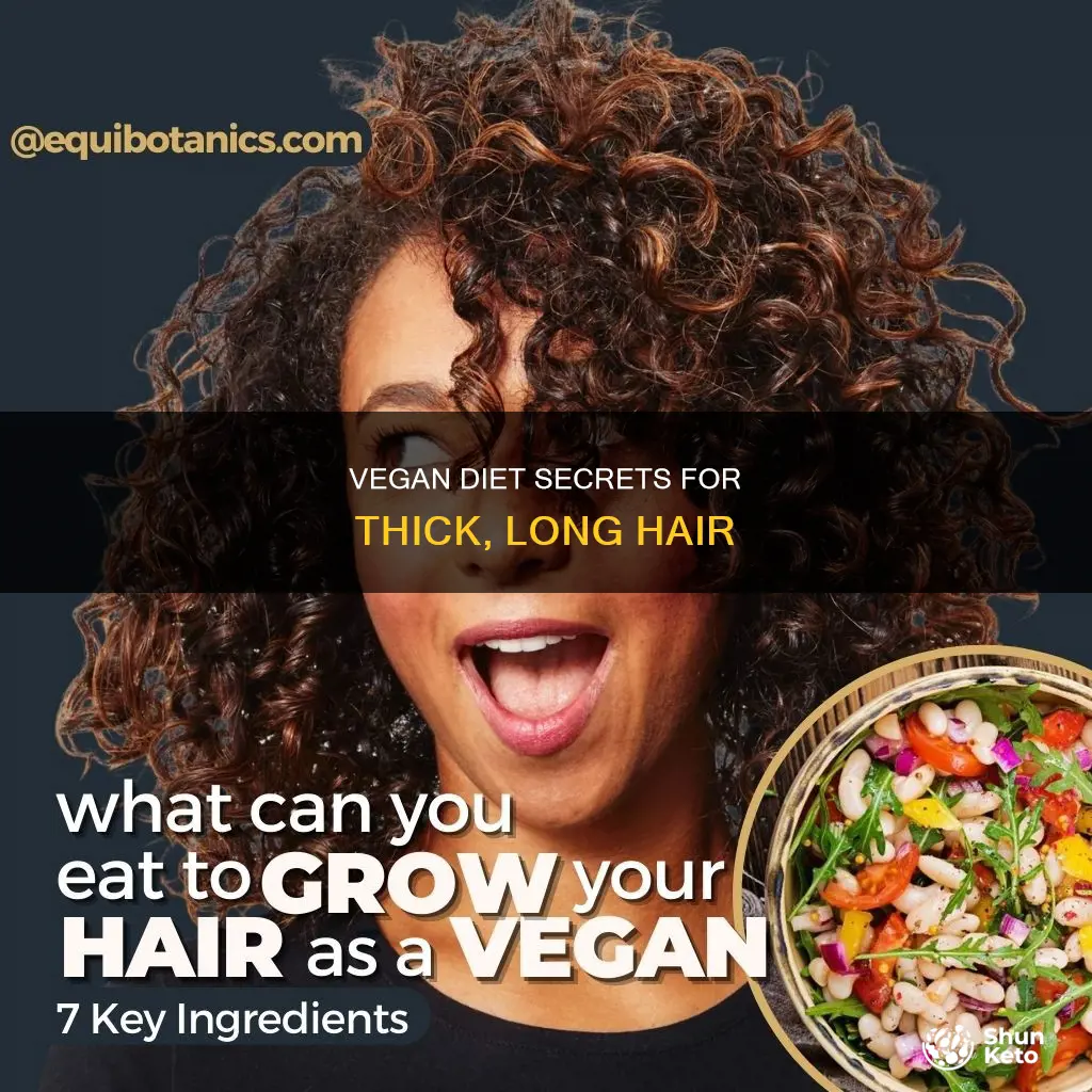 how to have long thick hair on a vegan diet