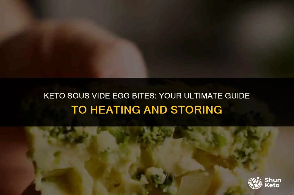 how to heat sous vide egg bites keto fridge