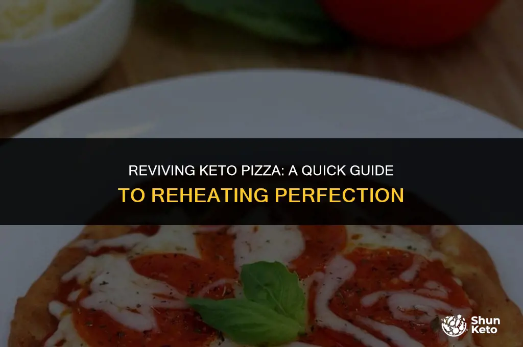 how to heat up keto fridge pizza