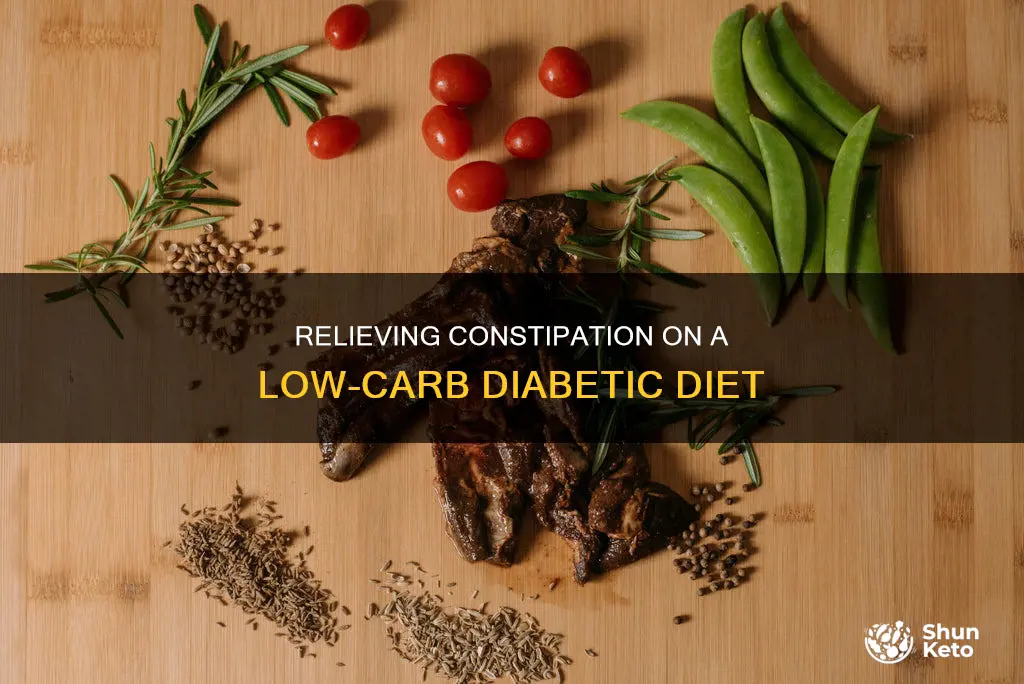 how to help constipation on diabetic lo-carb diet