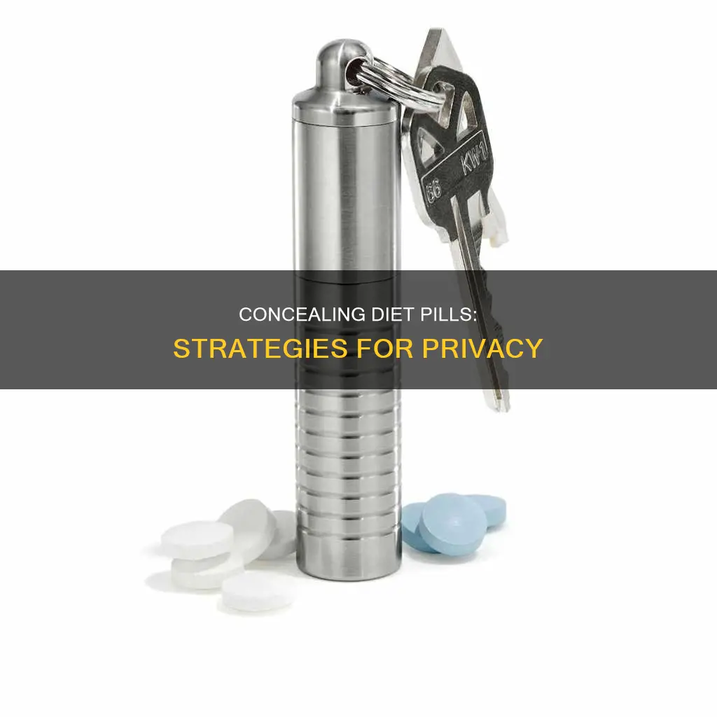 how to hide diet pills from parents
