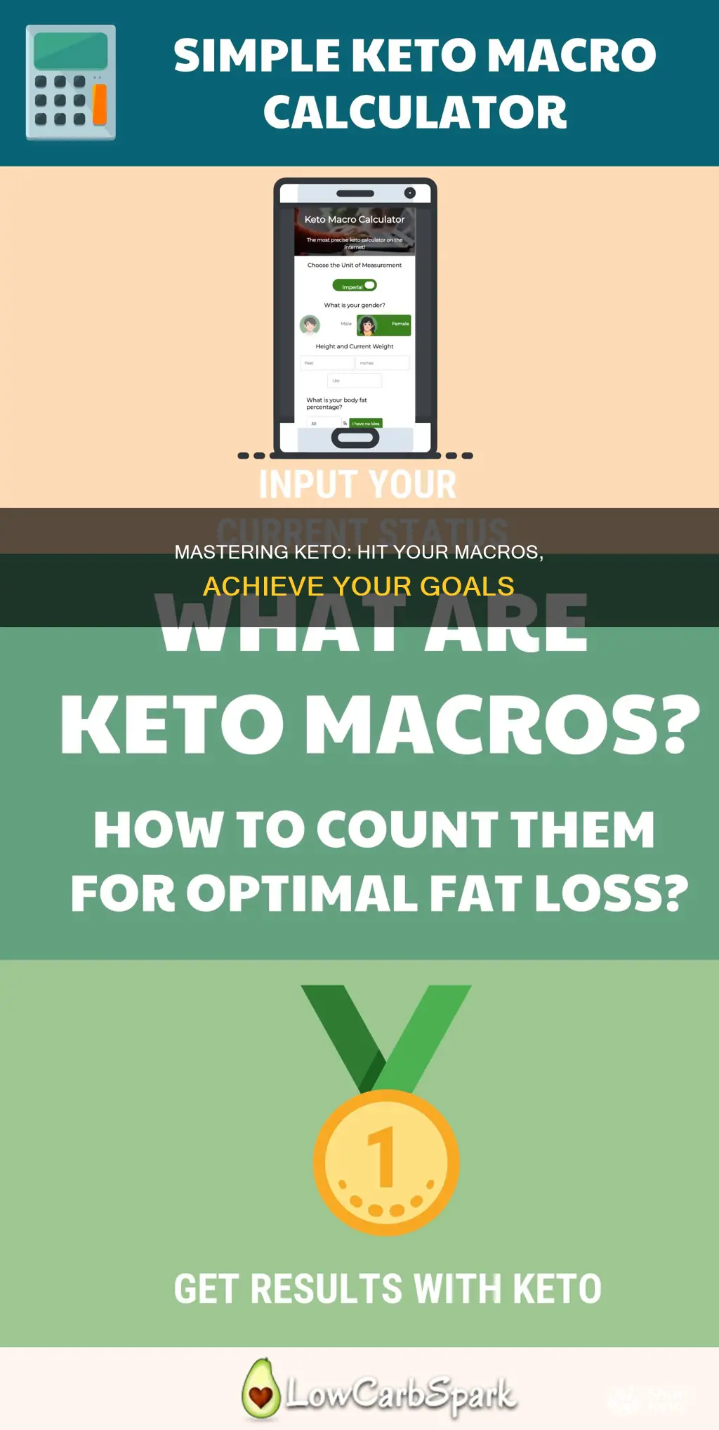 how to hit macro goals keto