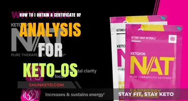 Obtaining a Certificate of Analysis for Keto-OS: A Comprehensive Guide