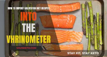 Galveston Diet: Import Recipes to Vhrinometer