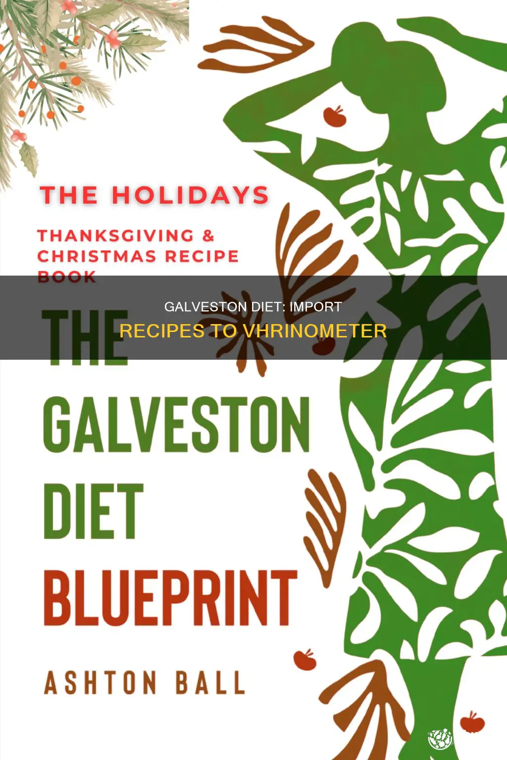 how to import galveston diet recipes into the vhrinometer