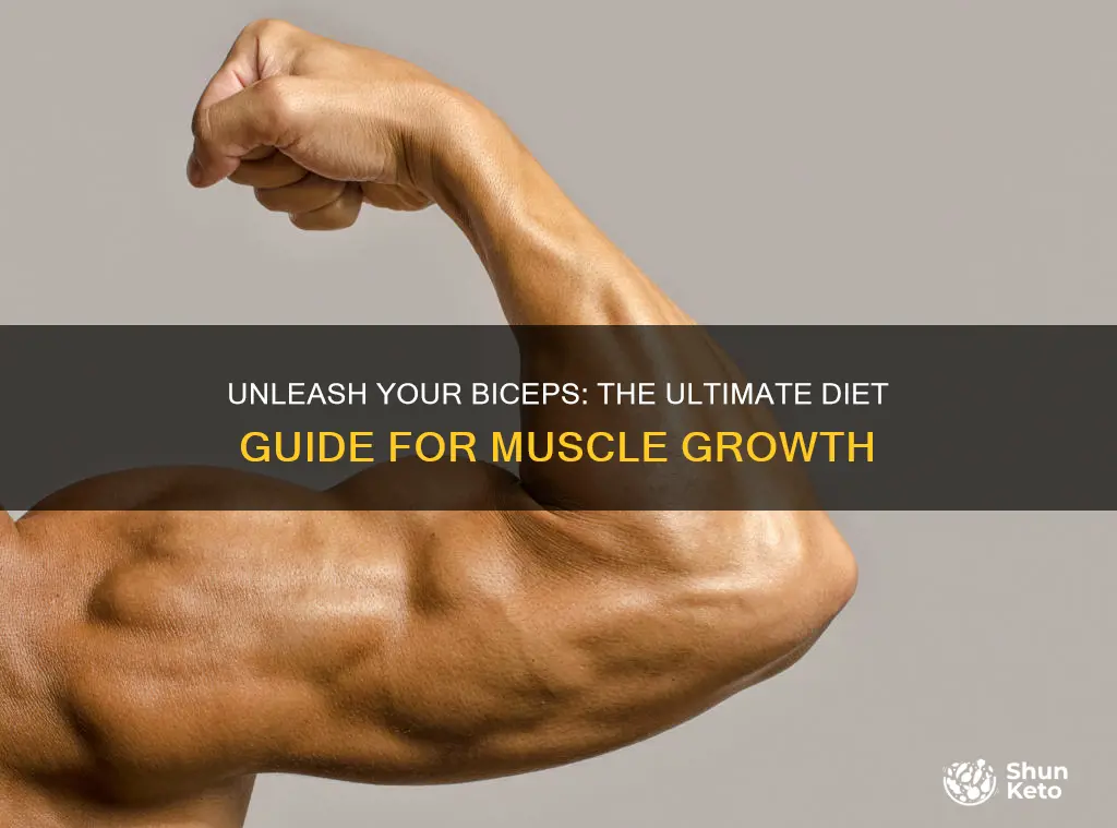 how to increase biceps size diet