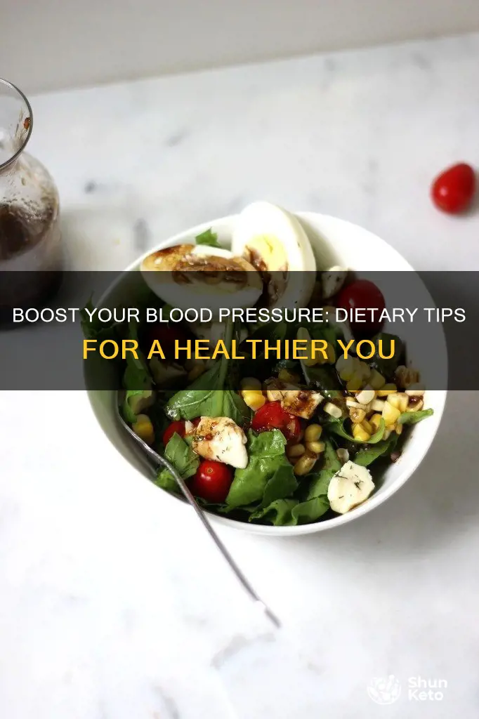 how to increase blood pressure through diet