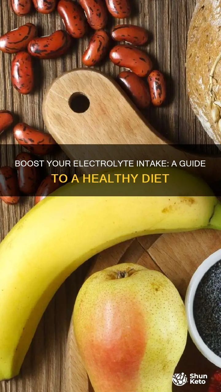 how to increase electrolytes in diet