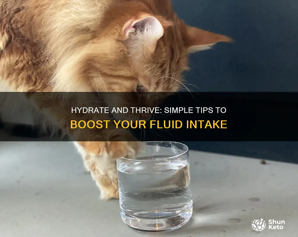 how to increase fluid in diet