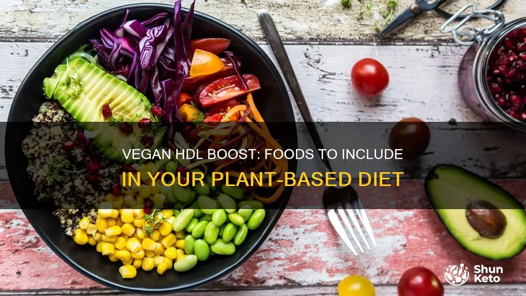 how to increase hdl on vegan diet