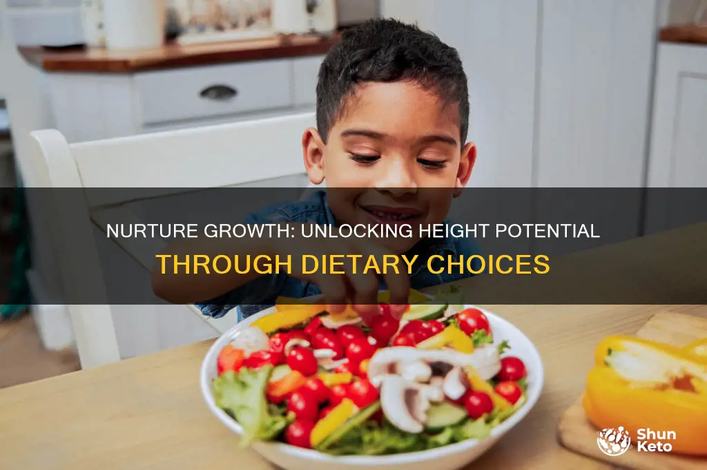 how to increase height in children with diet