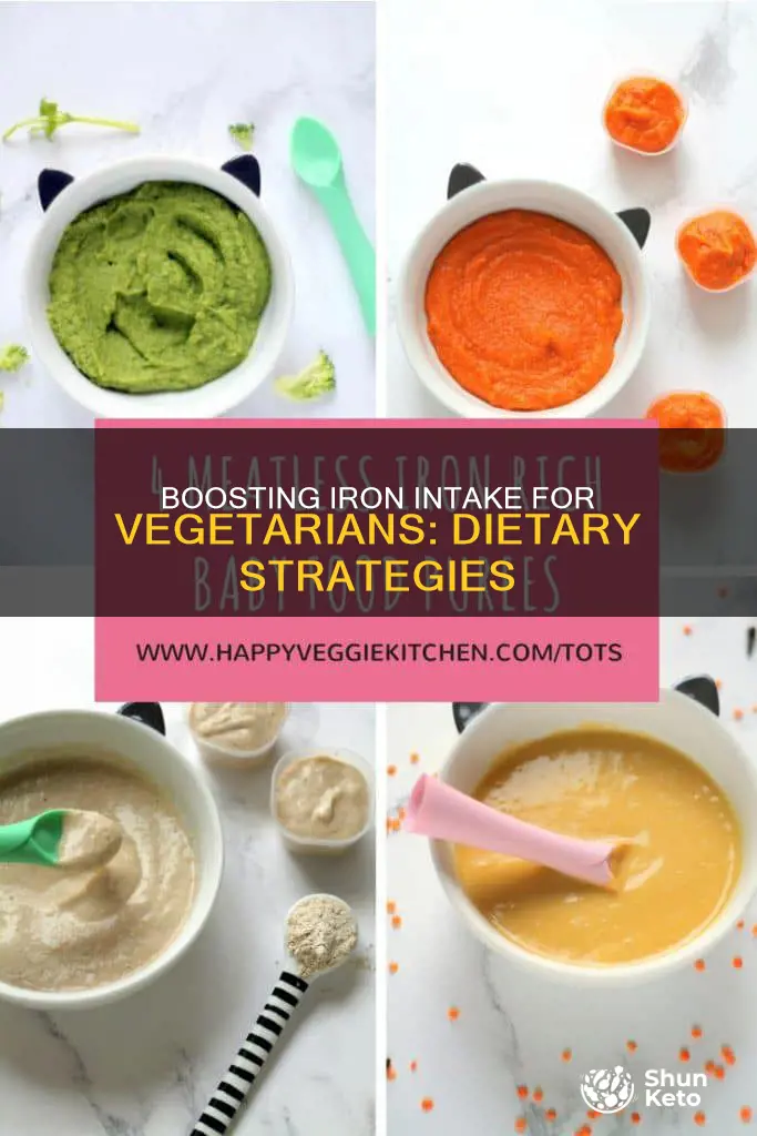 how to increase iron in diet for vegetarians