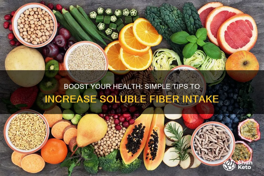 how to increase soluble fiber in your diet