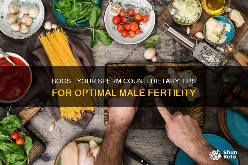 how to increase sperm count diet