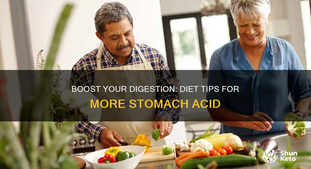 how to increase stomach acid through diet