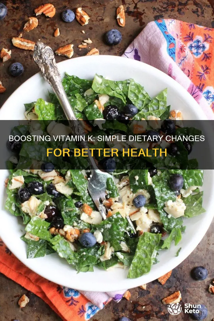 how to increase vitamin k in diet