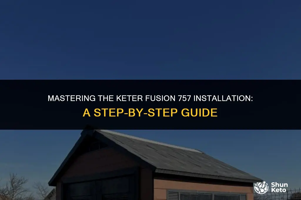 how to instal keter fusion 757