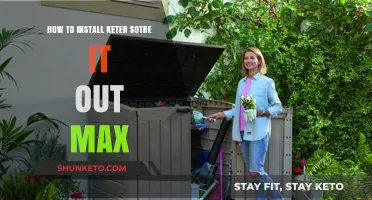 Effortless Outdoor Storage: Installing the Keter Store It Out Max
