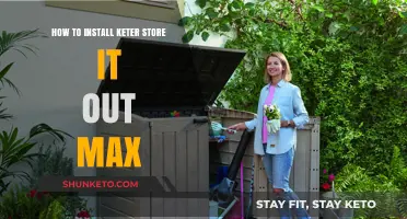 Effortless Outdoor Storage: Installing the Keter Store It Out Max