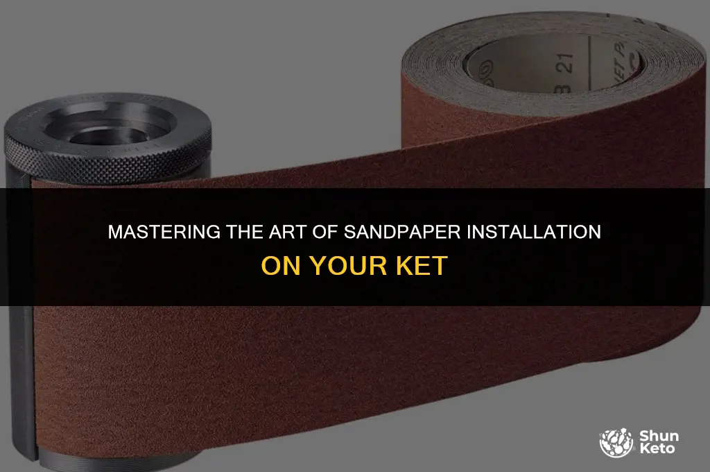 how to install sandpaper on ket