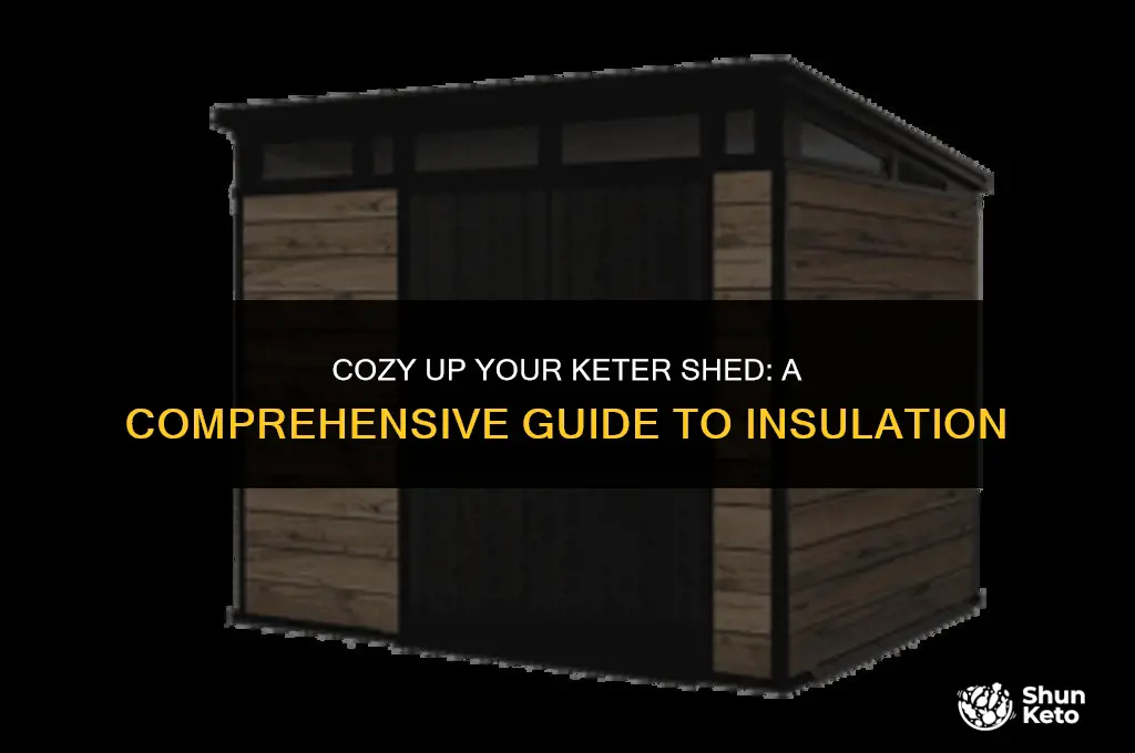 how to insulate a keter shed