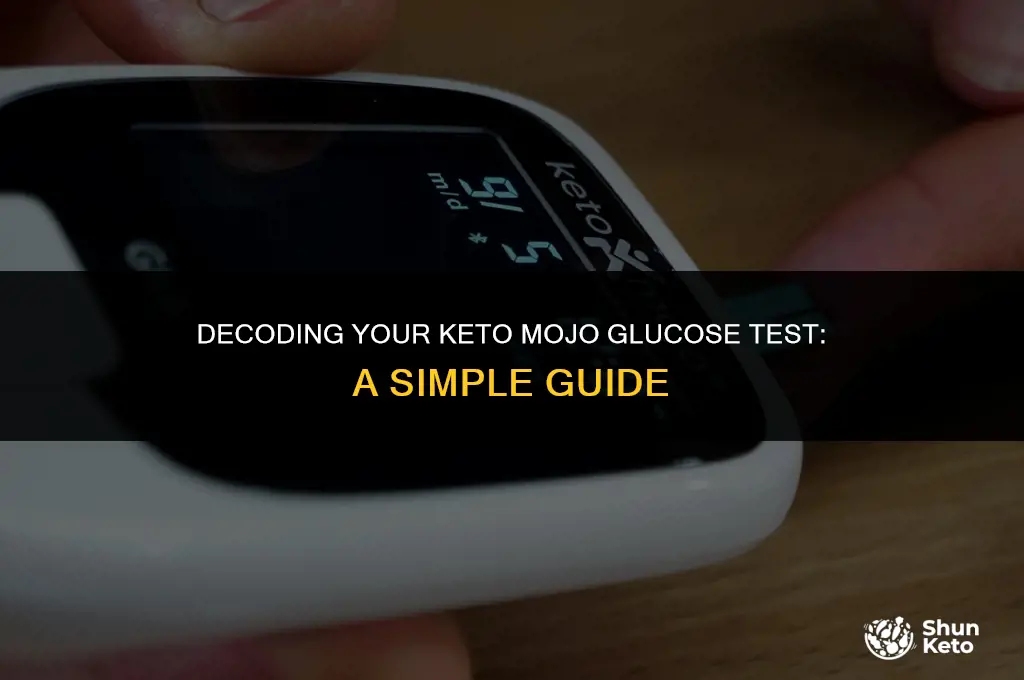 how to interpret glucose test in mmol keto mojo