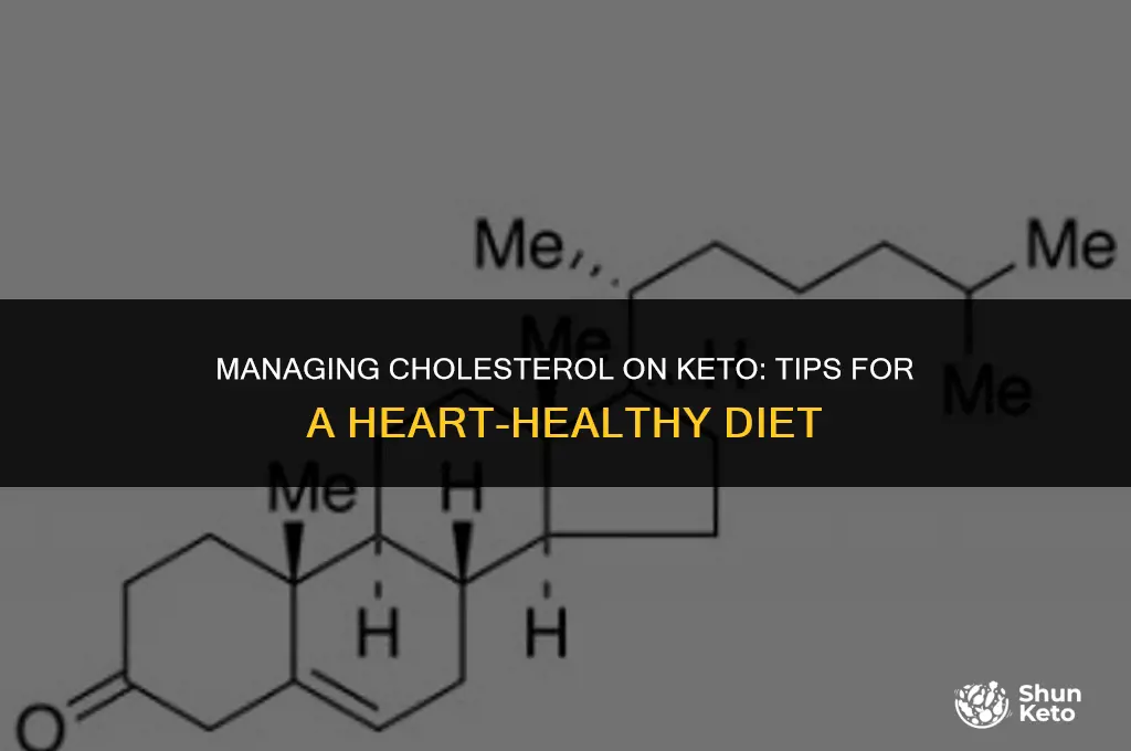 how to keep cholesterol check on keto