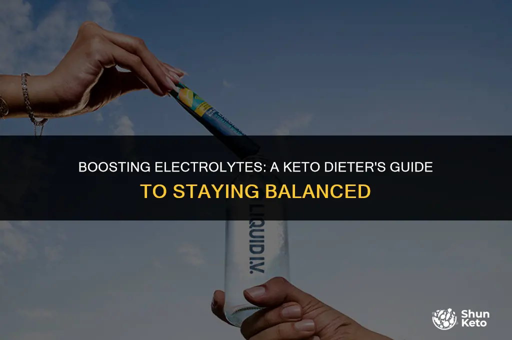 how to keep electrolytes up during keto