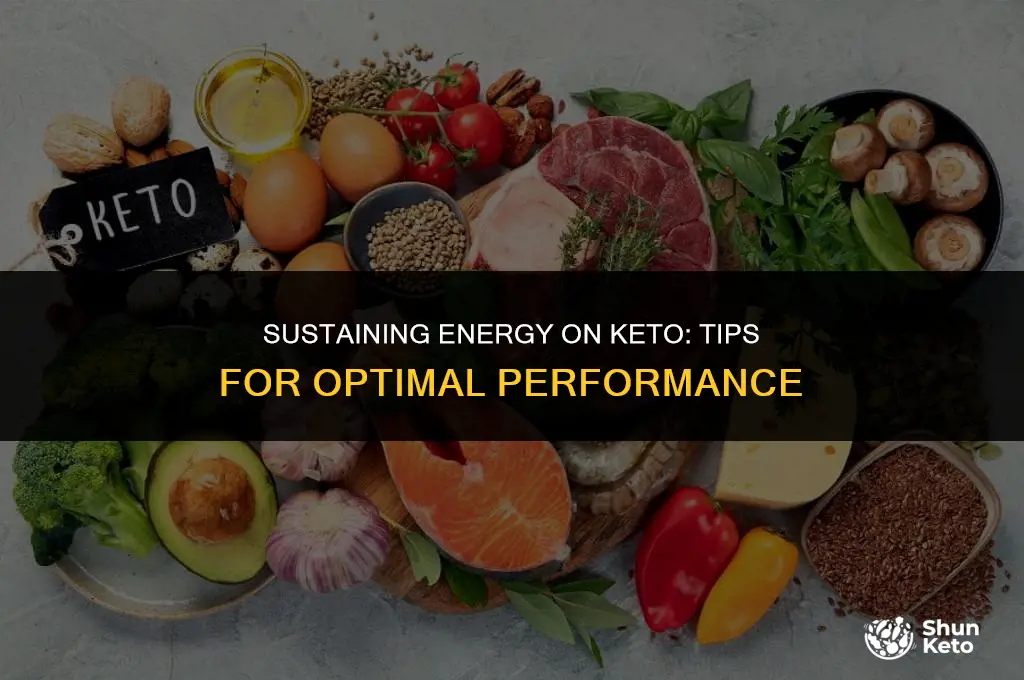 how to keep energy levels up on keto
