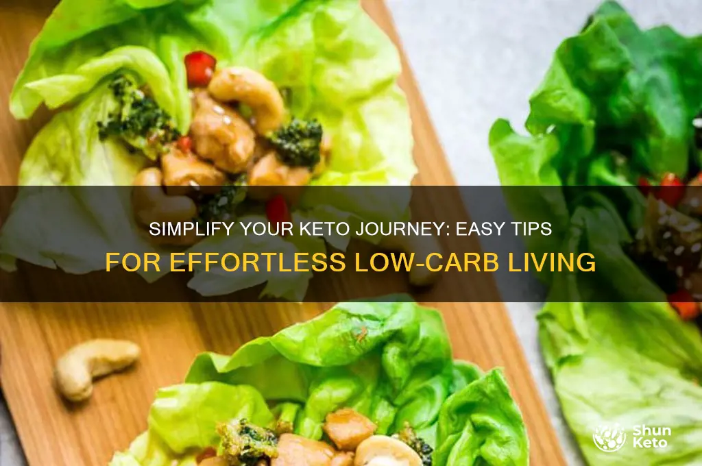how to keep keto diet simple