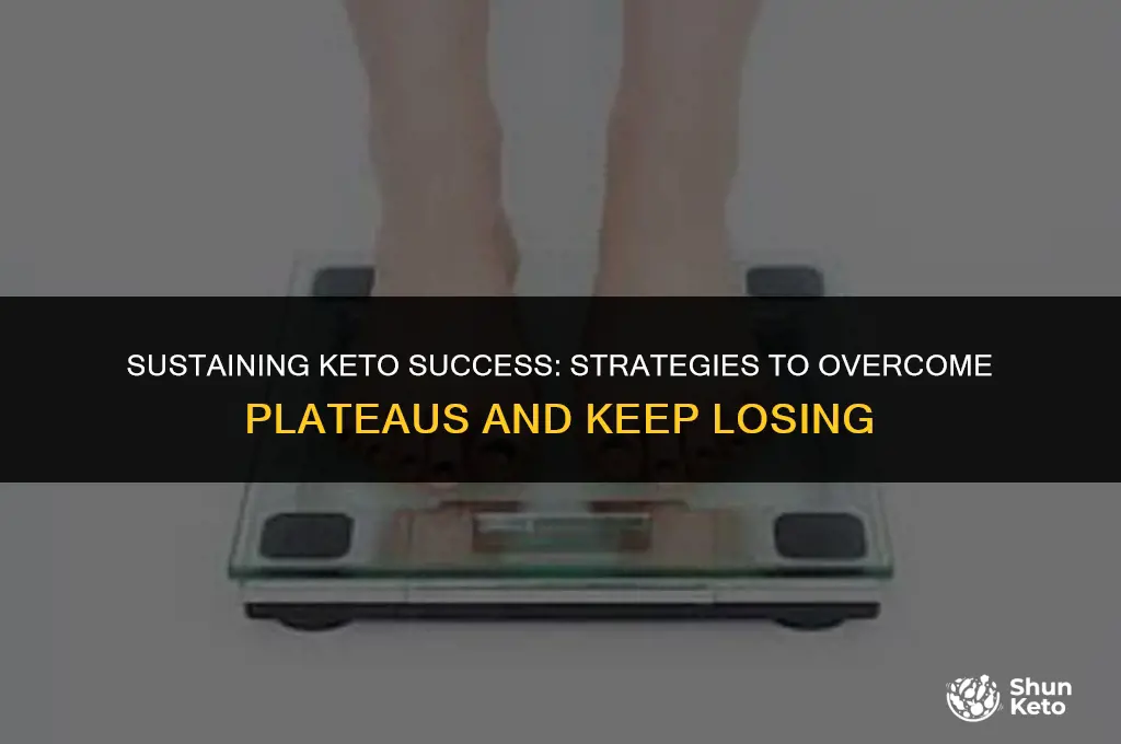 how to keep losing on keto after initial big loss