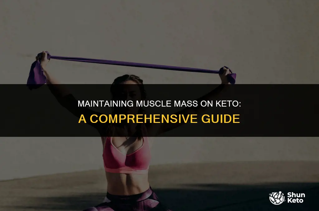how to keep muscle mass on keto
